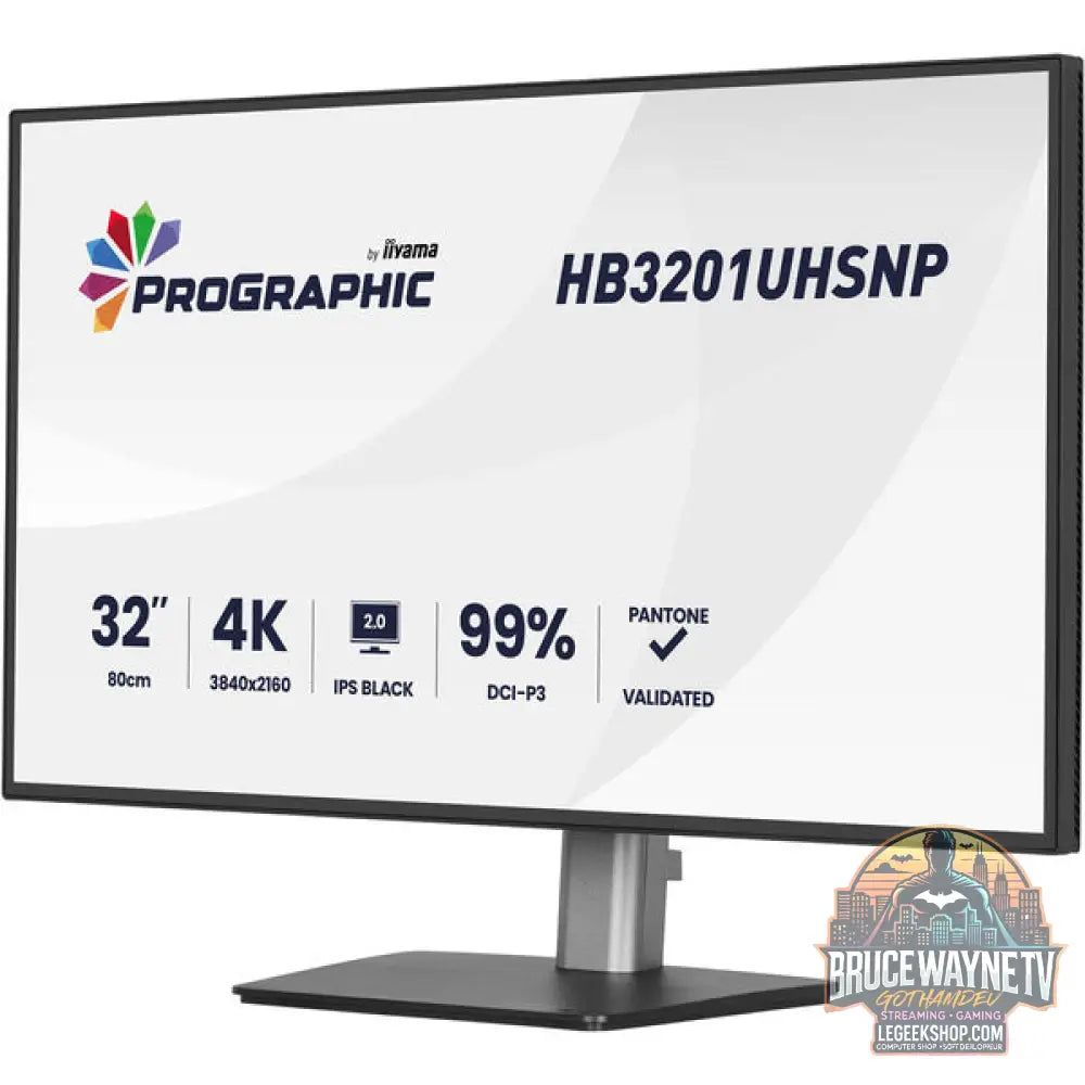 iiyama ProGraphic HB3201UHSNP-B1 31,5" 3840 × 2160 px IPS 60 Hz - iiyama - vue 4