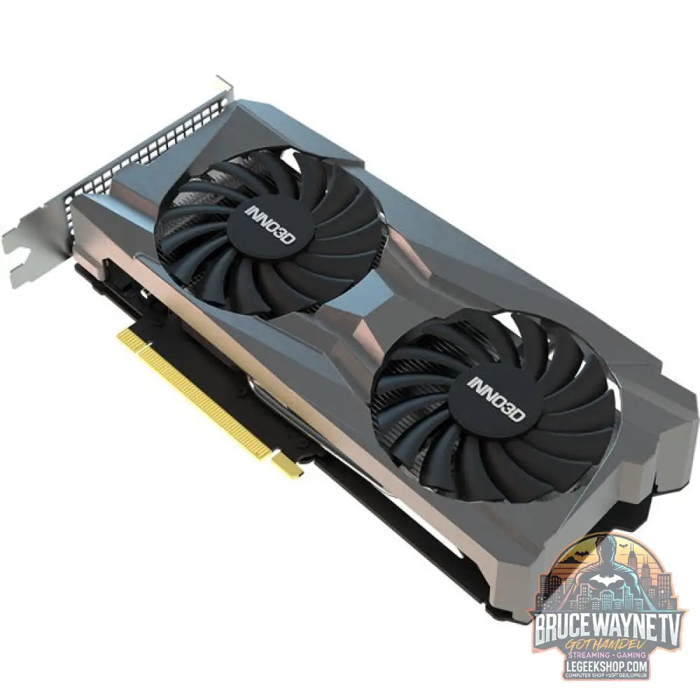 INNO3D GeForce RTX 3050 TWIN X2, Grafikkarte Lite Hash Rate, 1x DisplayPort, 1x HDMI 2.1 - INNO3D - vue 4