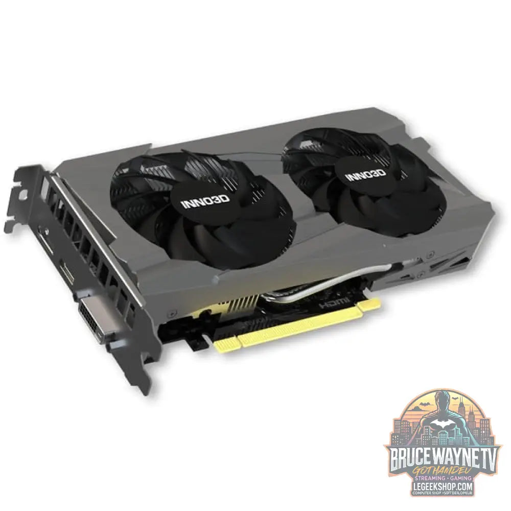 INNO3D GeForce RTX 3050 TWIN X2, Grafikkarte Lite Hash Rate, 1x DisplayPort, 1x HDMI 2.1 - INNO3D - vue 2