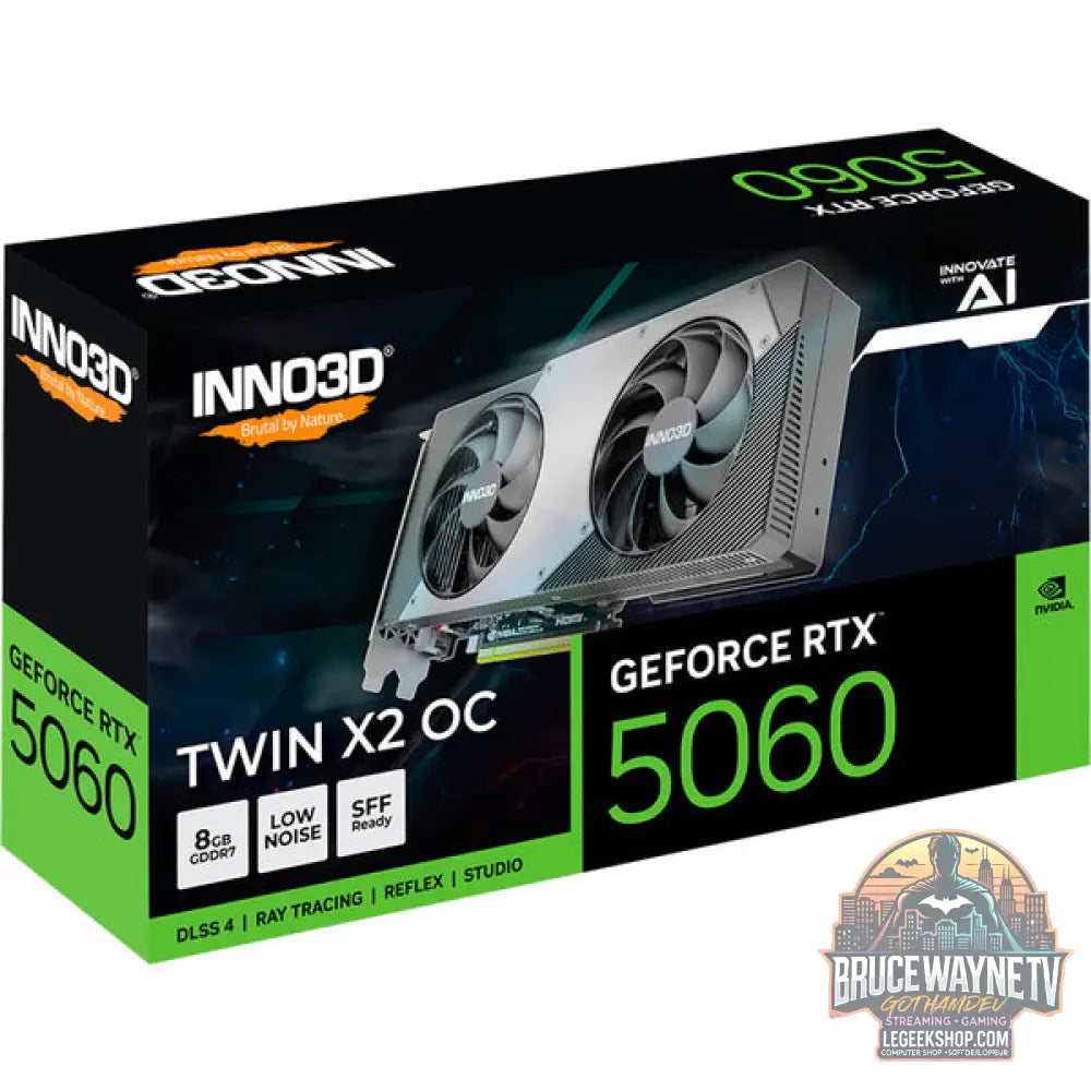 INNO3D GeForce RTX 5060 TWIN X2 OC 8GB, carte graphique - INNO3D - vue 3
