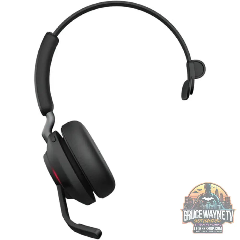 Jabra Evolve2 65, Headset noir, Microsoft Teams, USB-A - Jabra - vue 3