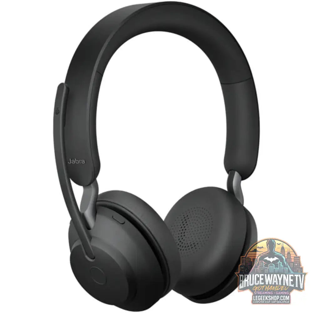 Jabra Evolve2 65, Headset noir, Microsoft Teams, USB-C - Jabra - vue 2