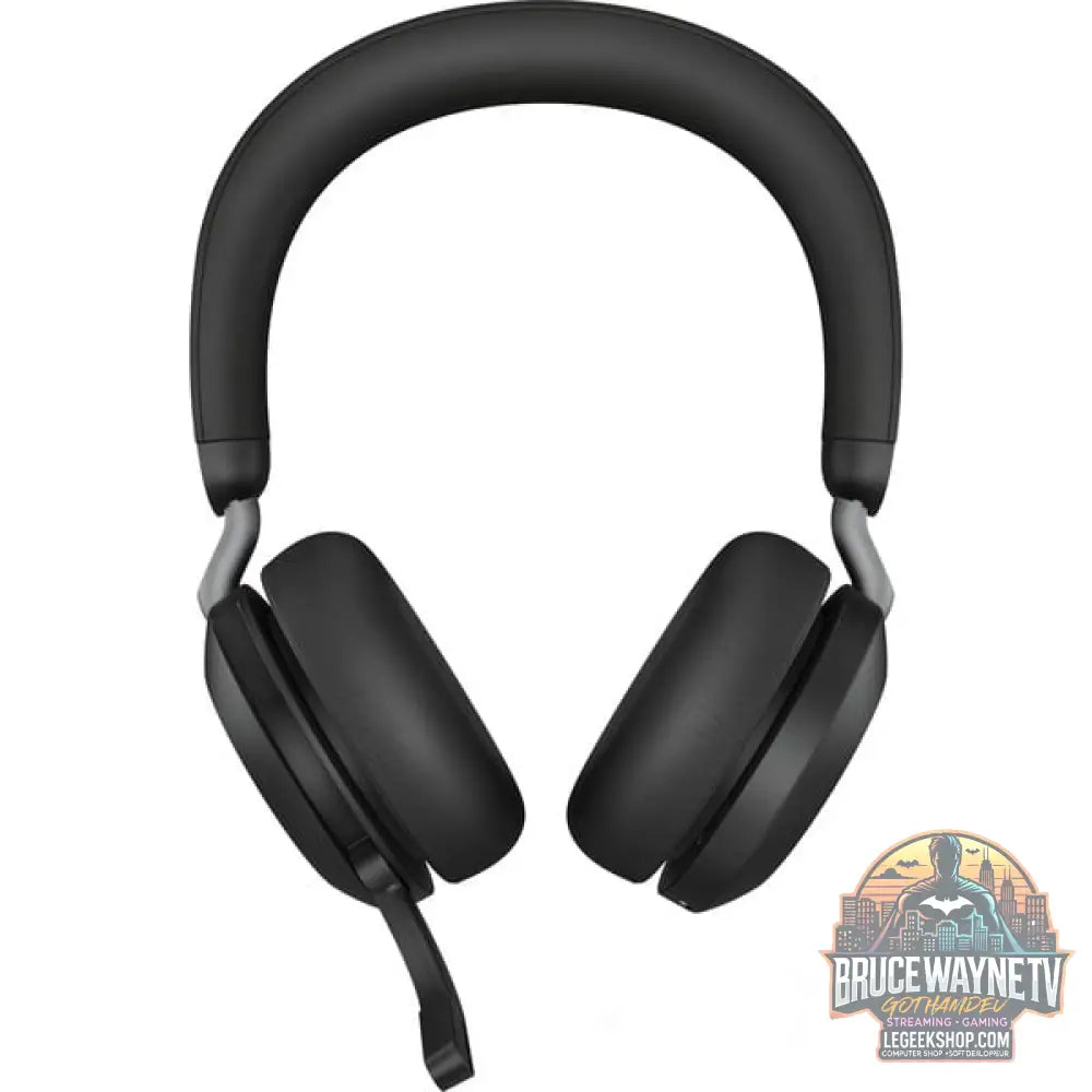 Jabra Evolve2 75, Headset noir, Link380c, UC - Jabra - vue 2