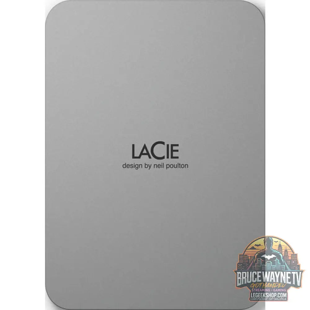 LaCie Mobile Drive Secure 5 TB, Externe Festplatte gris, USB-C 3.2 (5 Gbit/s) - LaCie - vue 2