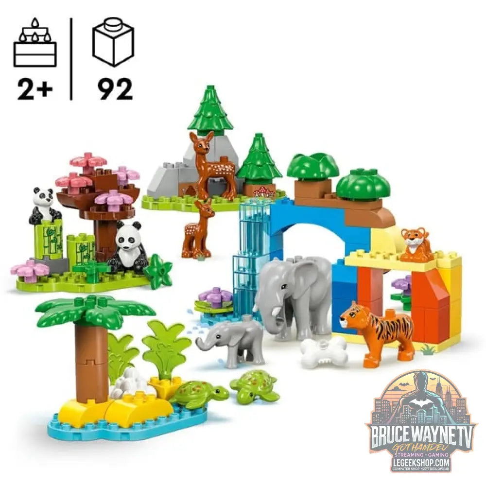 LEGO 10446 DUPLO Town Wildtier-Familien 3-in-1-Set, jeu de construction - LEGO - vue 3