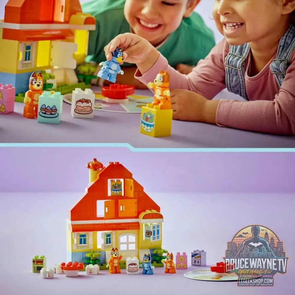 LEGO 10459 DUPLO Bluey Blueys Familienhaus avec Memory-Spiel, jeu de construction - LEGO - vue 6