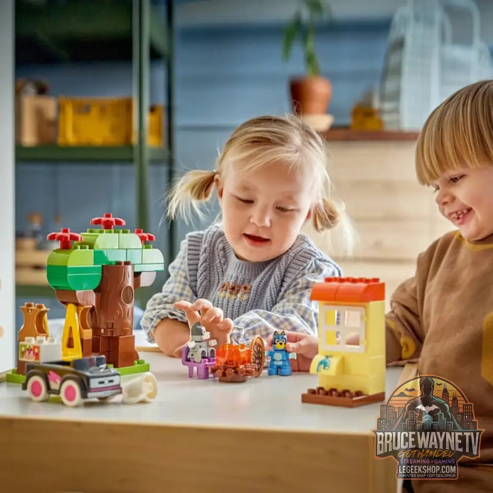 LEGO 10469 DUPLO Bluey Pizza-Schwestern avec Muffin et Bluey, jeu de construction - LEGO - vue 6