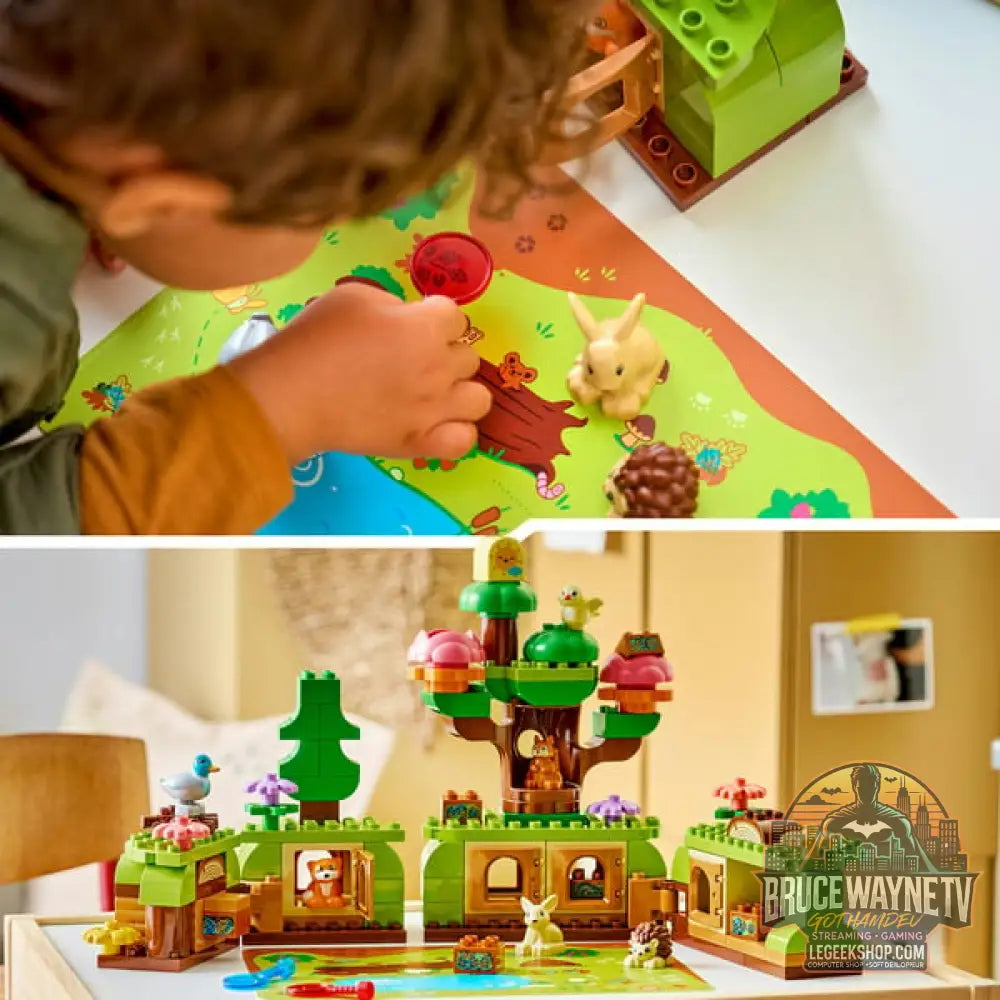 LEGO 10480 DUPLO Town Wald avec wilden Tieren, jeu de construction - LEGO - vue 5