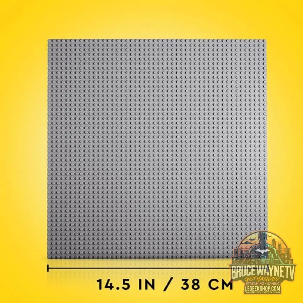 LEGO 11024 Classic Graue Bauplatte, jeu de construction gris, Quadratische Grundplatte avec 48x48 Noppen - LEGO - vue 2
