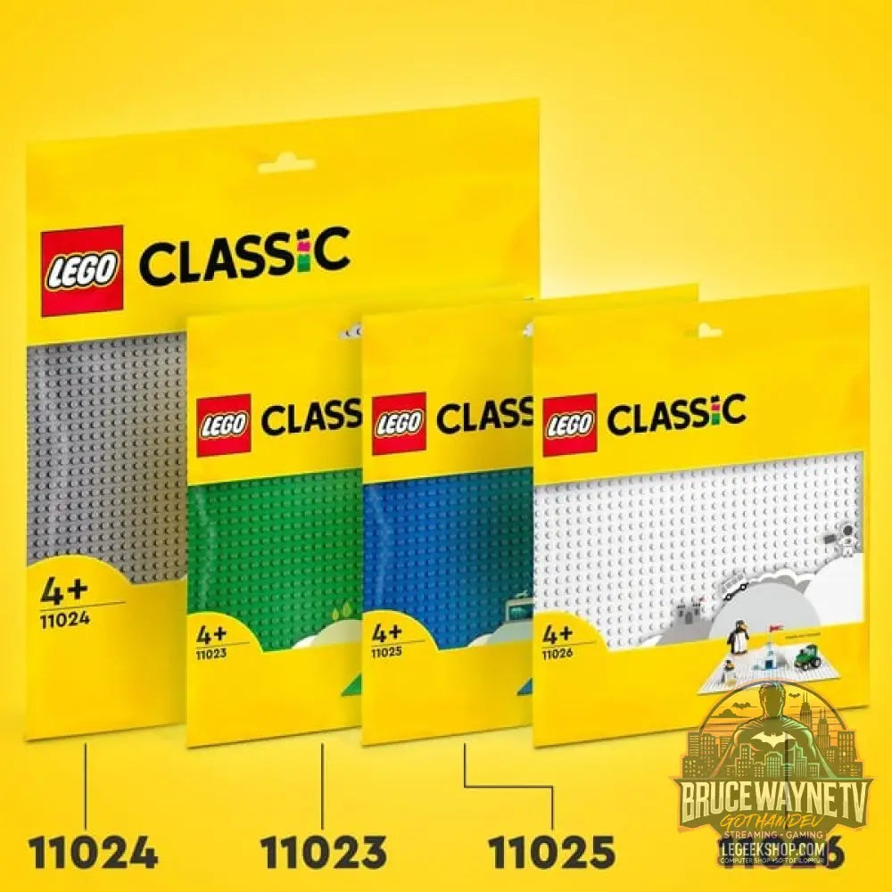LEGO 11025 Classic Blaue Bauplatte, jeu de construction bleu, Quadratische Grundplatte avec 32x32 Noppen - LEGO - vue 4