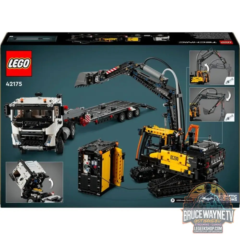 LEGO 42175 Technic Volvo FMX LKW avec EC230 Electric Raupenbagger, jeu de construction - LEGO - vue 5