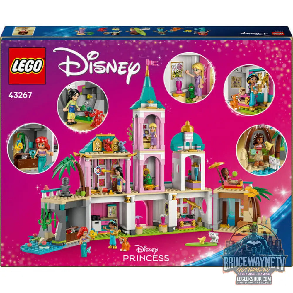 LEGO 43267 Disney Princess Prinzessinnenschloss avec Haustieren, jeu de construction - LEGO - vue 7