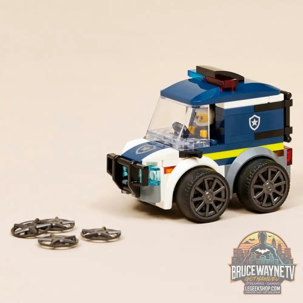 LEGO 60481 City Coole Flitzer - Polizei-Truck, jeu de construction - LEGO - vue 6