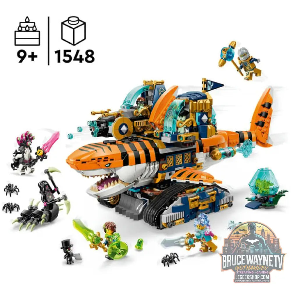 LEGO 71515 DREAMZzz Tigerhai-Fahrzeug, jeu de construction - LEGO - vue 3