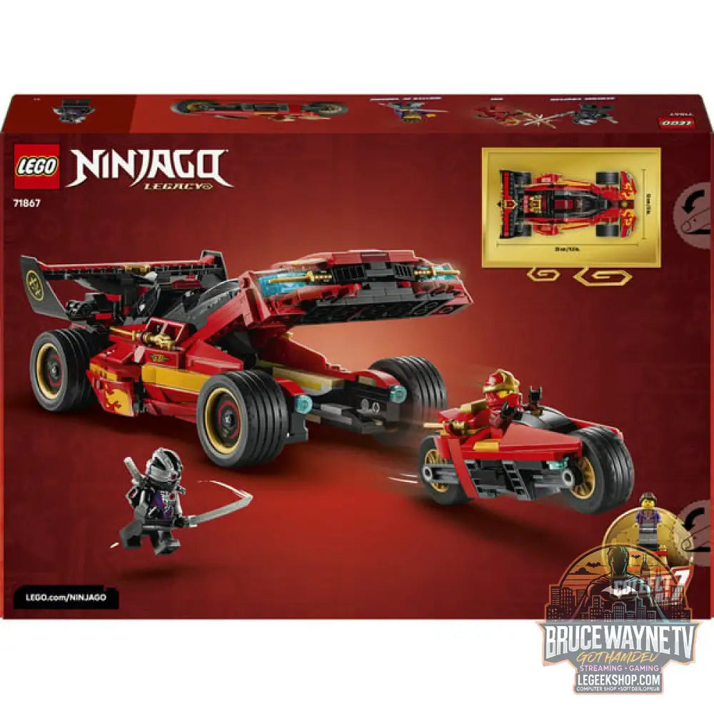 LEGO 71867 Ninjago 15-jähriges Jubiläum des X-1 Ninja Supercar, jeu de construction - LEGO - vue 7