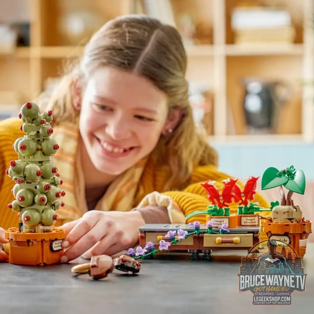 LEGO 76474 Harry Potter Schloss Hogwarts: Kräuterkunde-Pflanzen, jeu de construction - LEGO - vue 6