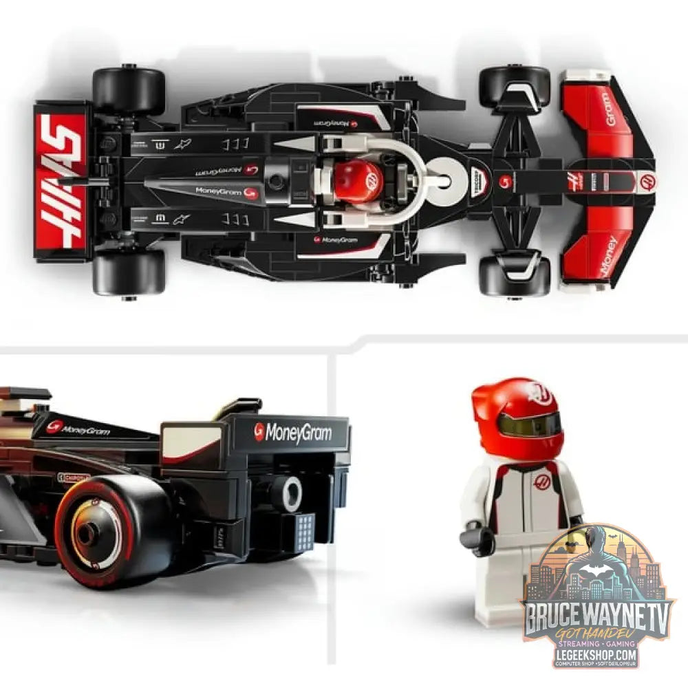 LEGO 77250 Speed Champions MoneyGram Haas F1 Team VF-24 Rennauto, jeu de construction - LEGO - vue 4