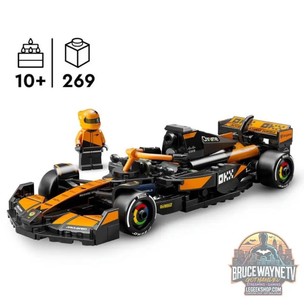 LEGO 77251 Speed Champions McLaren F1 Team MCL38 Rennauto, jeu de construction - LEGO - vue 3