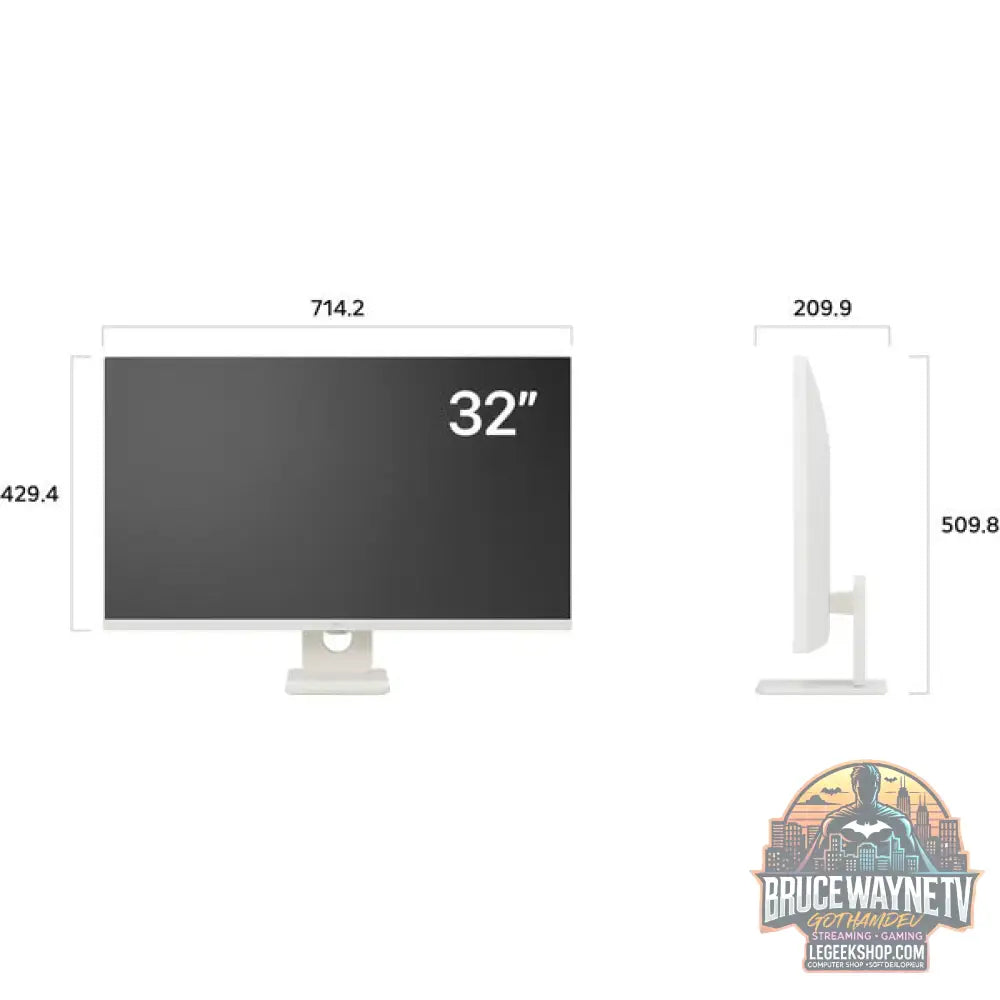 LG Smart Monitor 32U721SA-W 32" 3840 × 2160 px VA 60 Hz - LG - vue 7