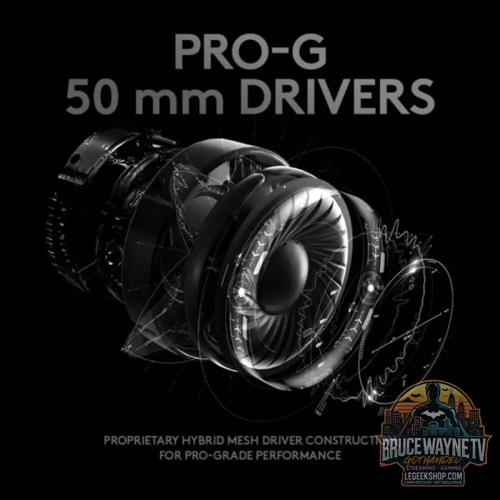 Logitech G PRO X Headset, casque gaming - vue 6