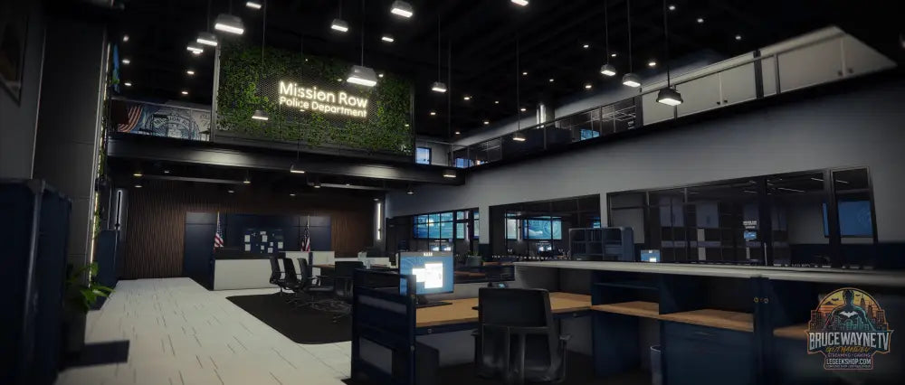 Mission Row Police Department MRPD MLO FiveM - 45 Pieces - SWAT FIB Training - IPL Dynamiques - FiveM MLO