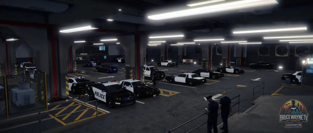Mission Row Police Department MRPD MLO FiveM - 45 Pieces - SWAT FIB Training - IPL Dynamiques - FiveM MLO