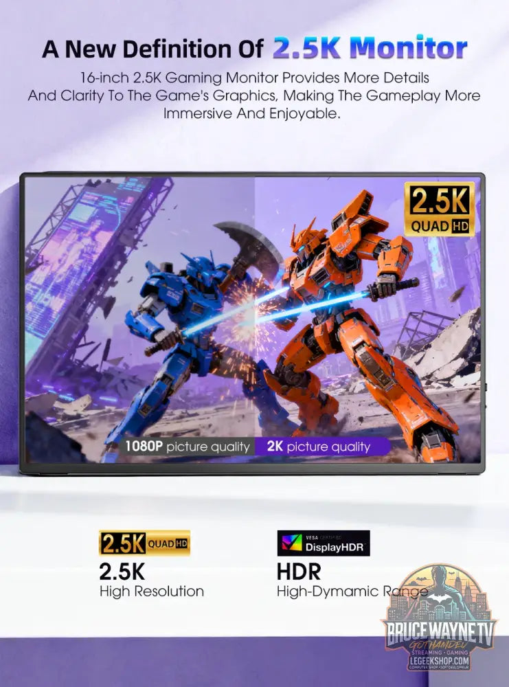 Moniteur — produit geek, vue 3, LeGeekShop