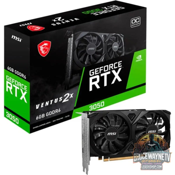 MSI GeForce RTX 3050 VENTUS 2X E OC, carte graphique - MSI