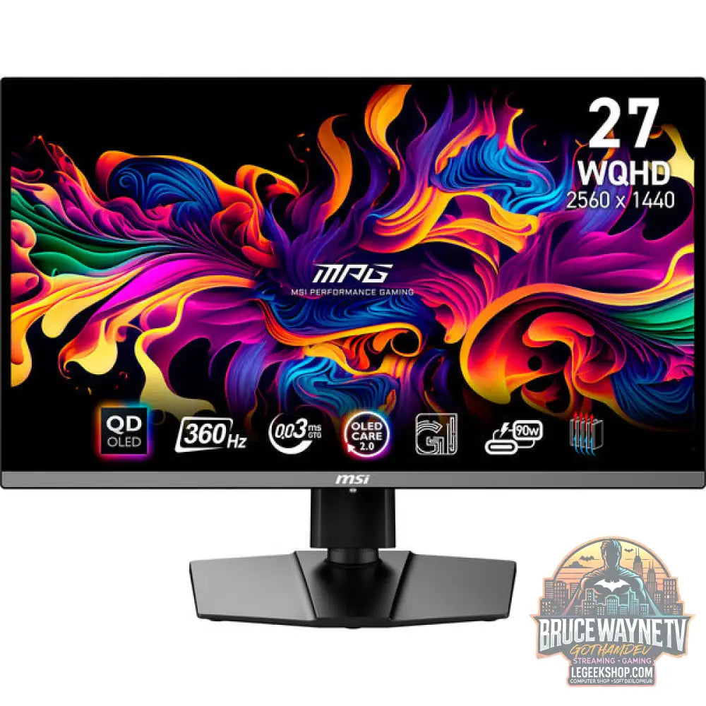 MSI MPG 271QRXDE QD-OLED 26,5" QHD/WQHD QD-OLED 360 Hz - MSI - vue 2
