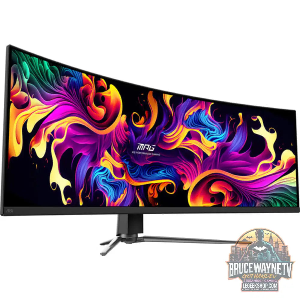 MSI MPG 491CQPXDE QD-OLED, Gaming-Monitor - vue 3