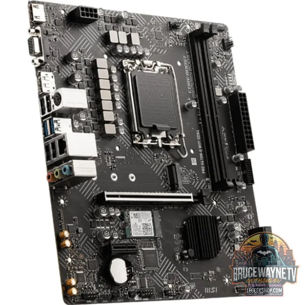 MSI PRO H610M-G WIFI DDR4, carte mère - MSI - vue 2