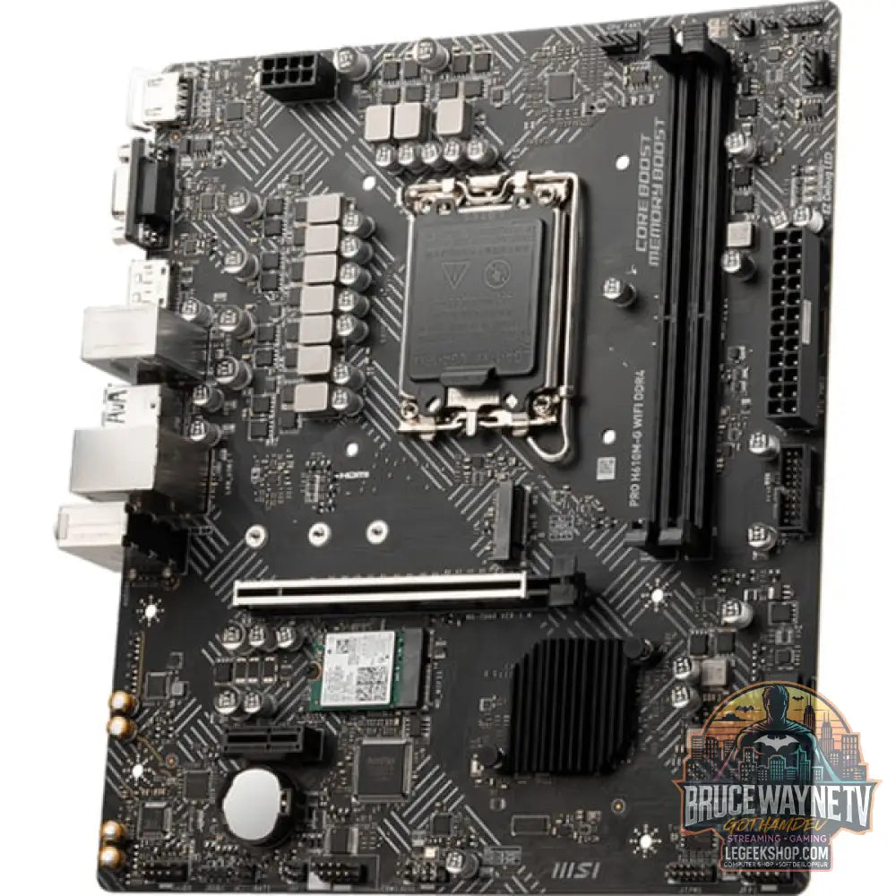 MSI PRO H610M-G WIFI DDR4, carte mère - MSI - vue 4