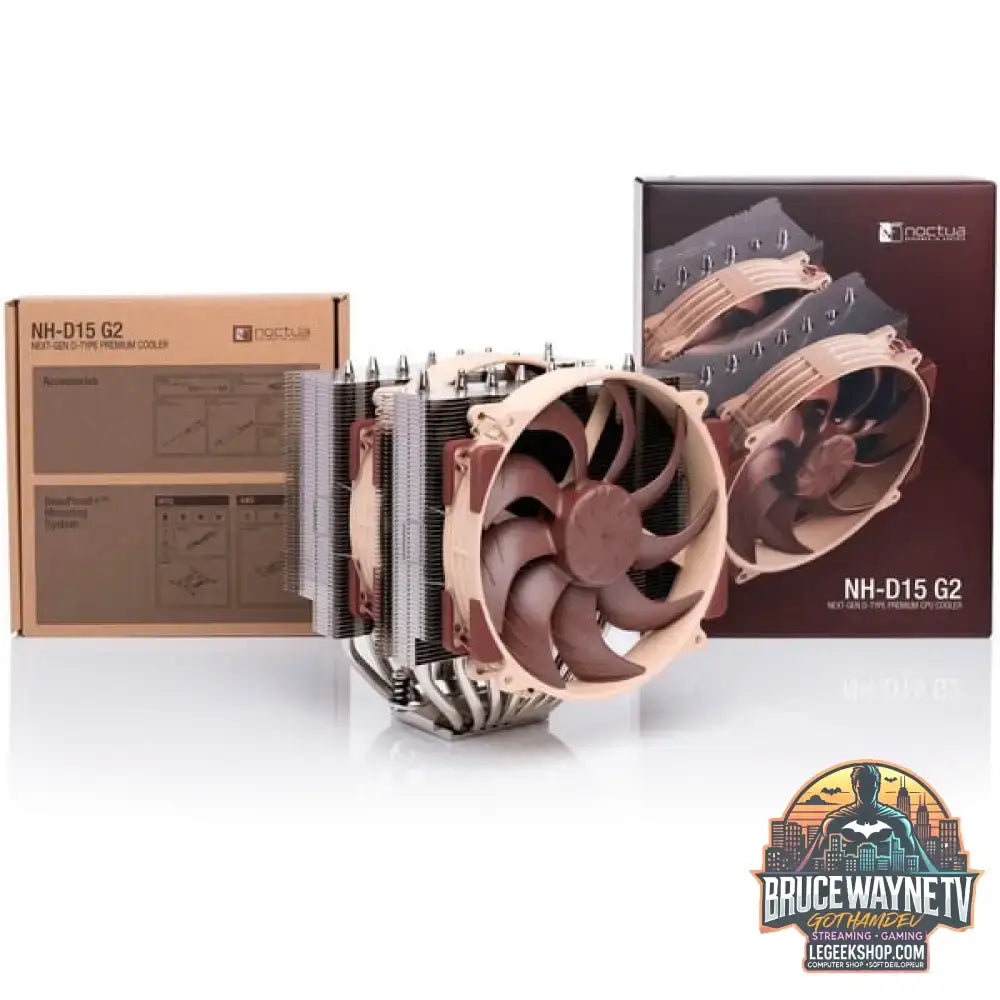 Noctua NH-D15 G2, CPU-Kühler aluminium/braun, 140 mm - Noctua - vue 4
