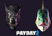 PAYDAY 2 - Lycanwulf and The One Below Masks DLC