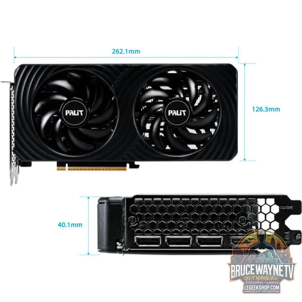 Palit GeForce RTX 5060 Ti Dual OC 8GB, carte graphique - Palit - vue 12