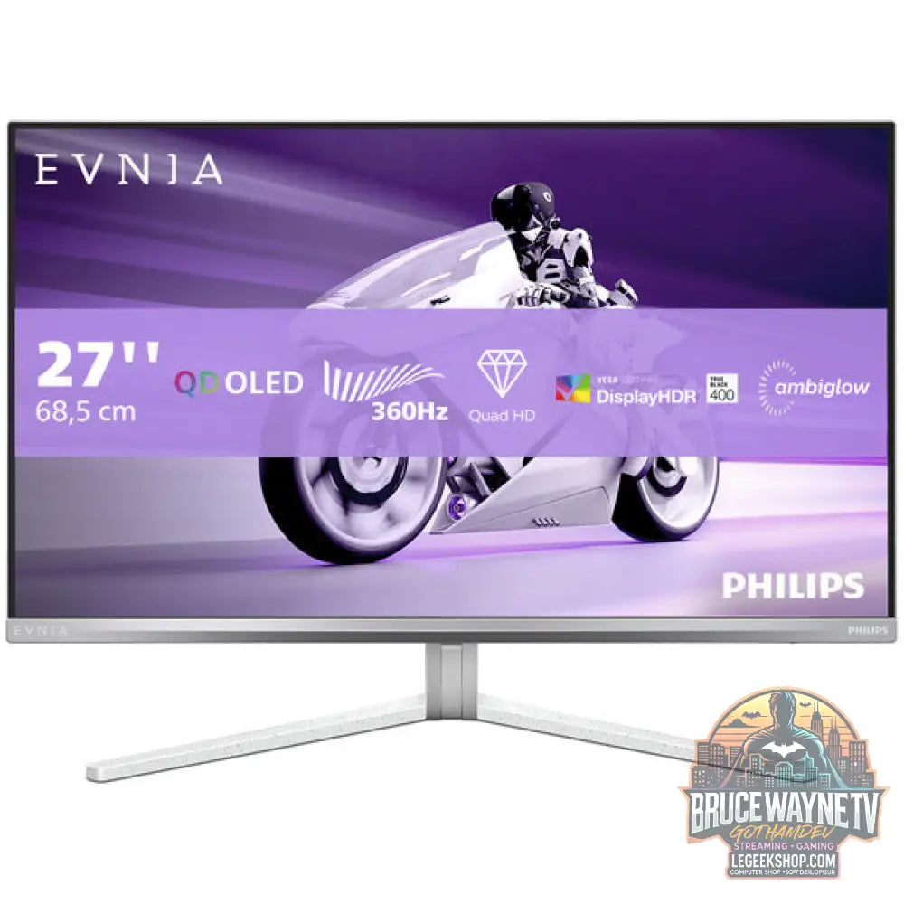 Philips Evnia 27M2N8500 QD-OLED 26,5" QHD/WQHD QD-OLED 360 Hz - Philips - vue 3