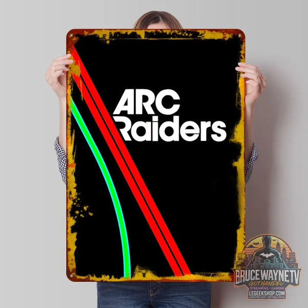 Plaque Métallique Arc Raiders Vintage - Décoration Murale Gaming - D32 / 7.9x11.8In(20x30cm) - Décoration Murale &
