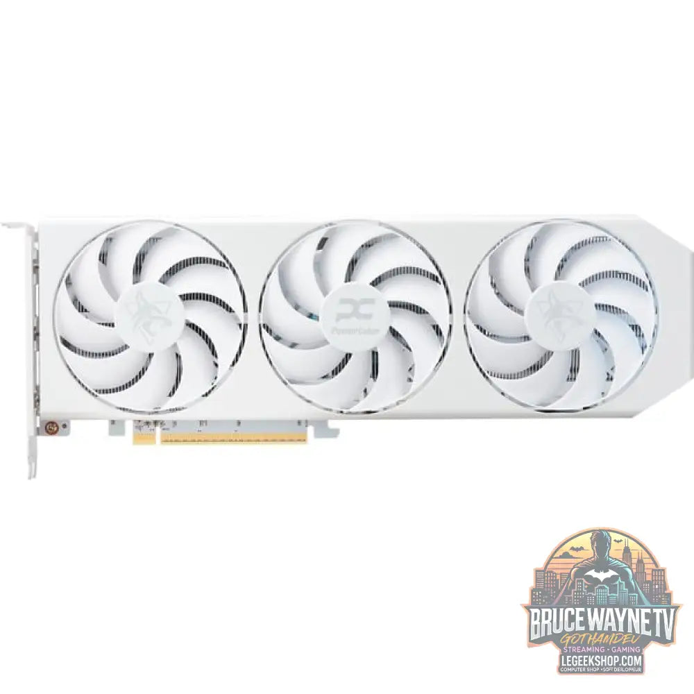 PowerColor Radeon RX 9060 XT Hellhound Spectral White 16G, carte graphique - PowerColor - vue 2