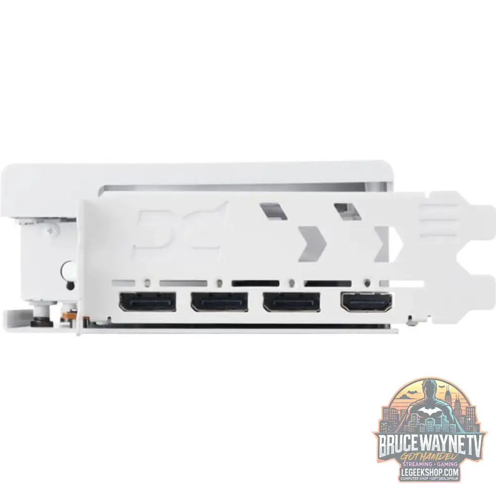 PowerColor Radeon RX 9070 XT Hellhound Spectral White OC, carte graphique blanc, RDNA4, GDDR6, 3x DisplayPort, 1x HDMI - PowerColor - vue 6