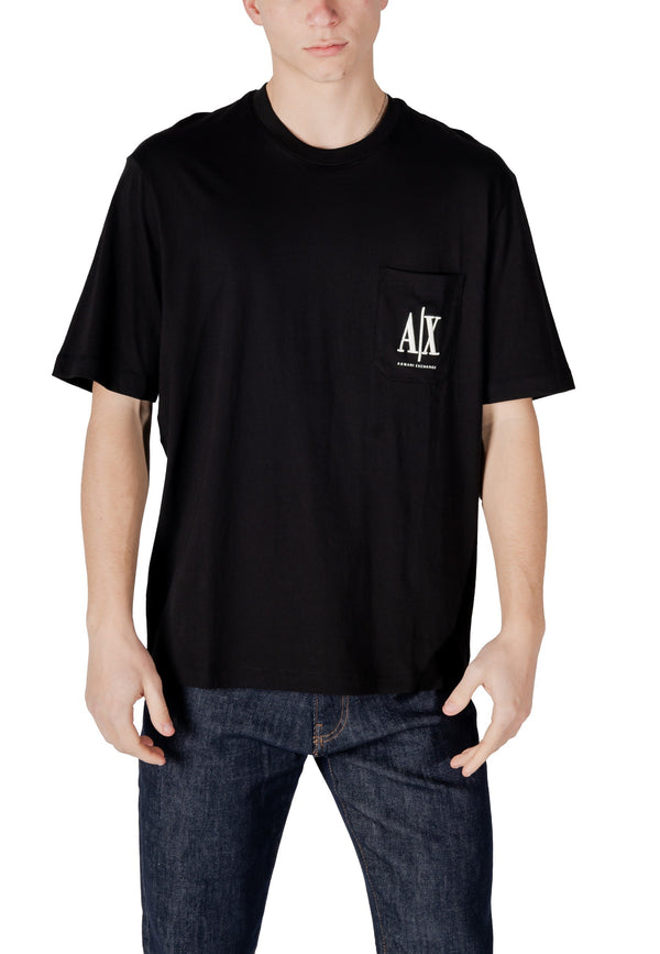 Armani Exchange T-shirt homme — black