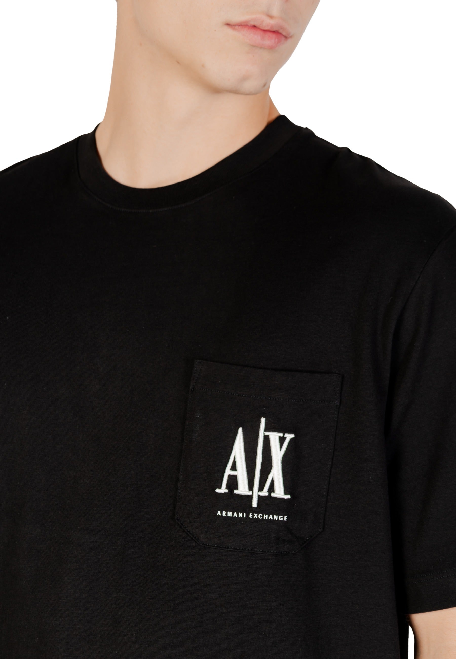 Armani Exchange T-shirt homme — black
