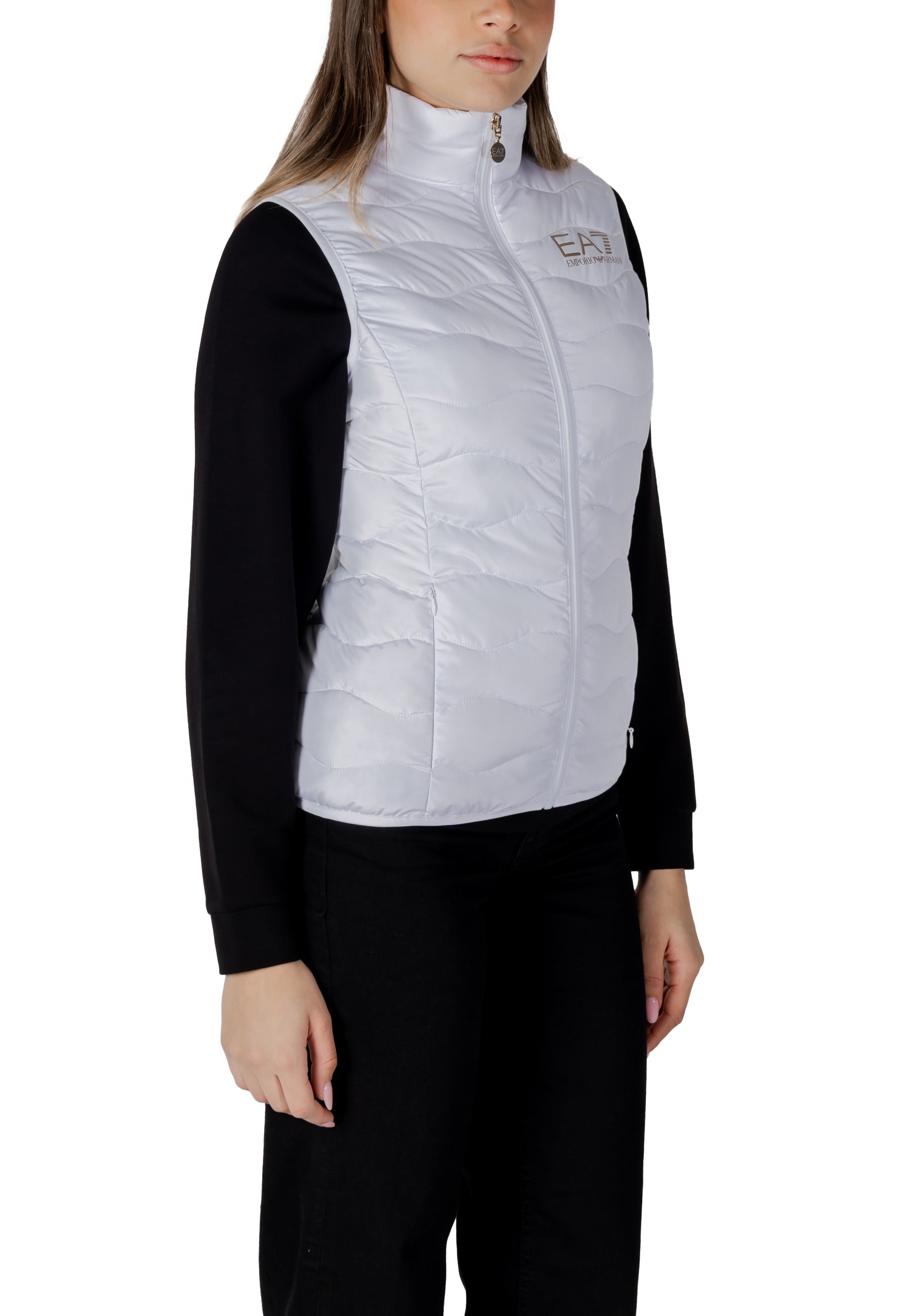 Ea7 Vêtement femme Gilets — white