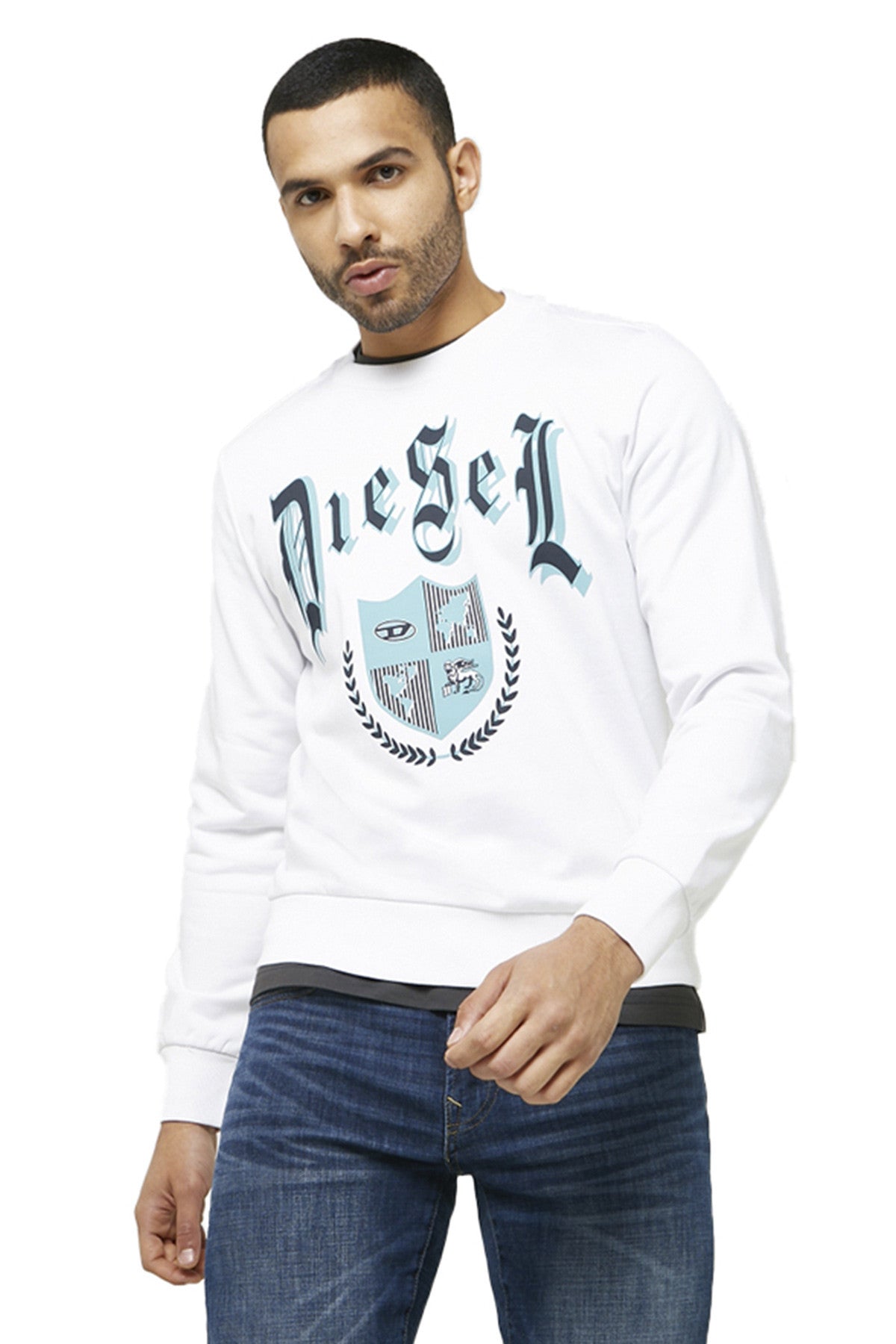 Diesel Sweat homme Sweatshirts — white