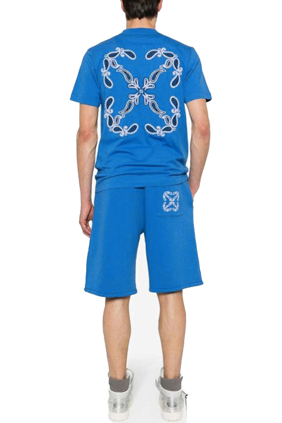 Off-white T-shirt homme — light blue