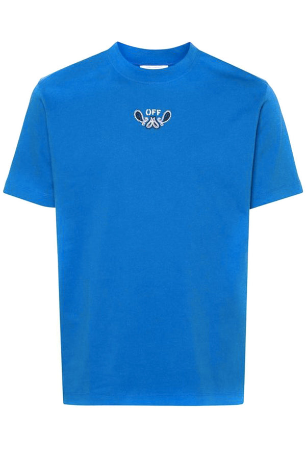 Off-white T-shirt homme — light blue