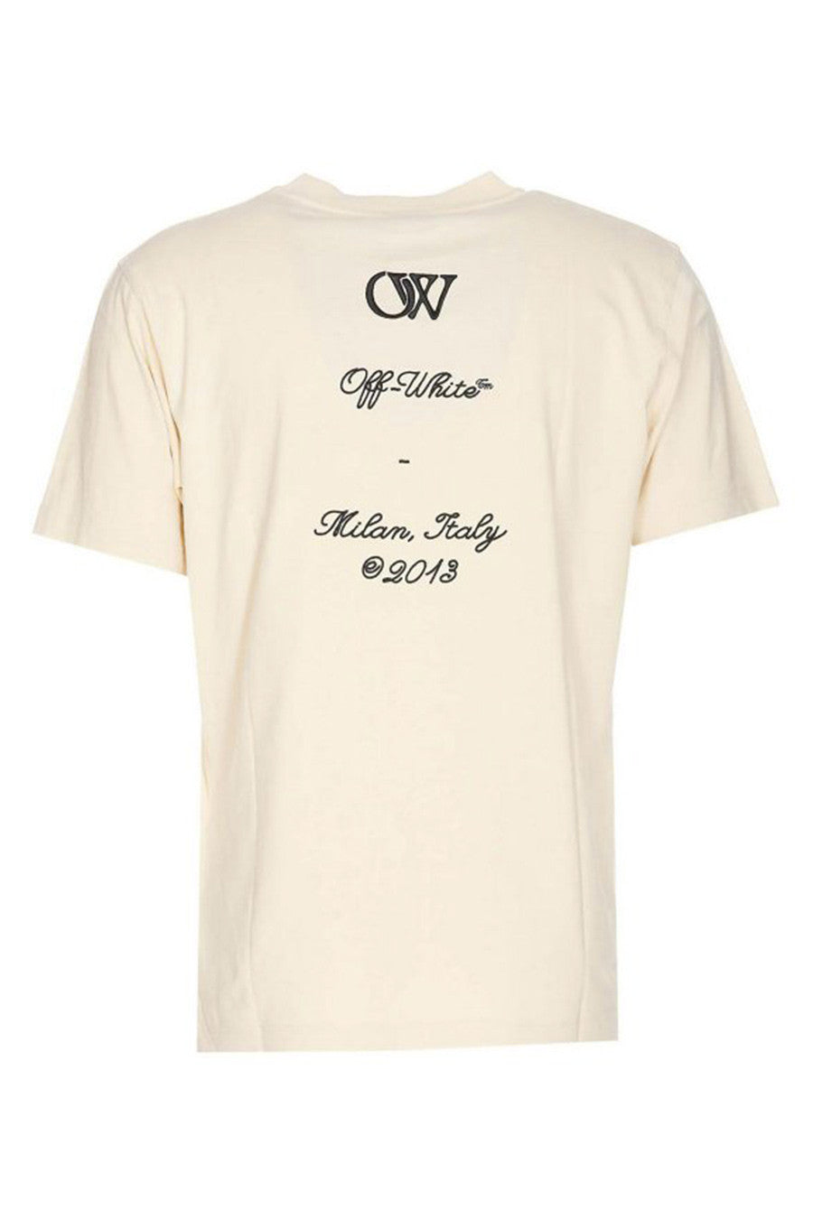 Off-white T-shirt homme — beige