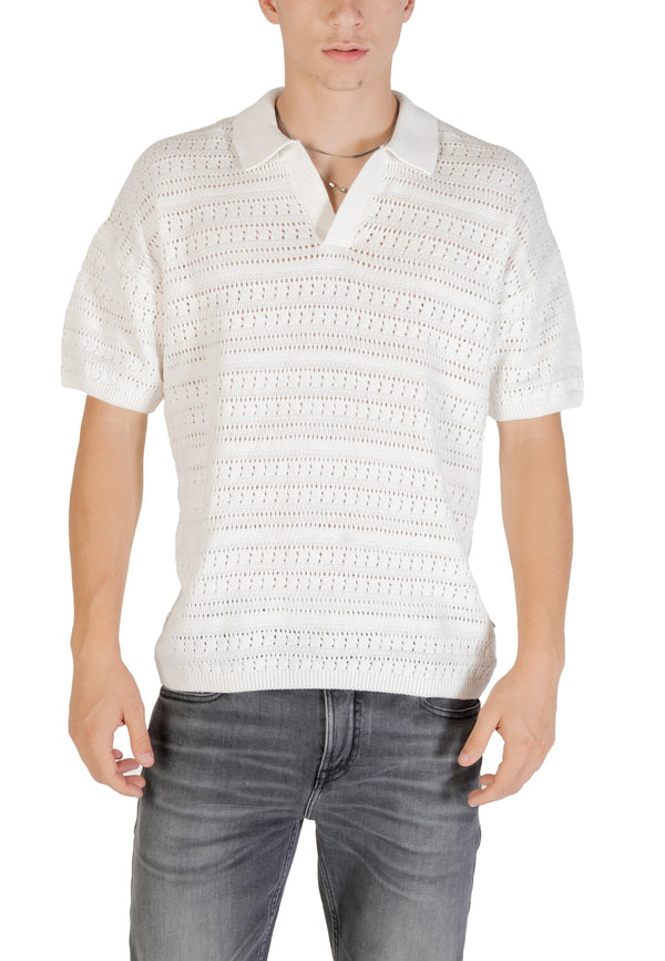 Only & Sons Polo homme — white