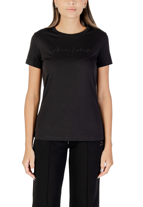 Armani Exchange T-shirt femme — black