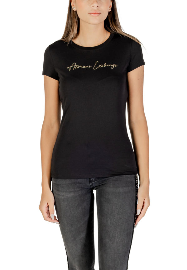 Armani Exchange T-shirt femme — black