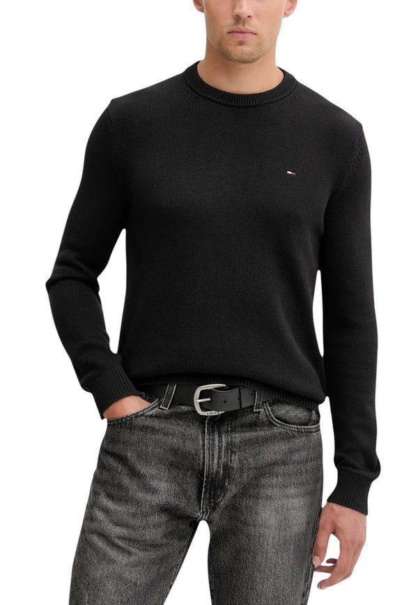 Tommy Hilfiger Jeans Pull homme — black
